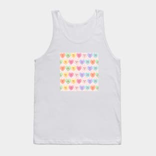 Happy Valentine's Day Pattern Tank Top